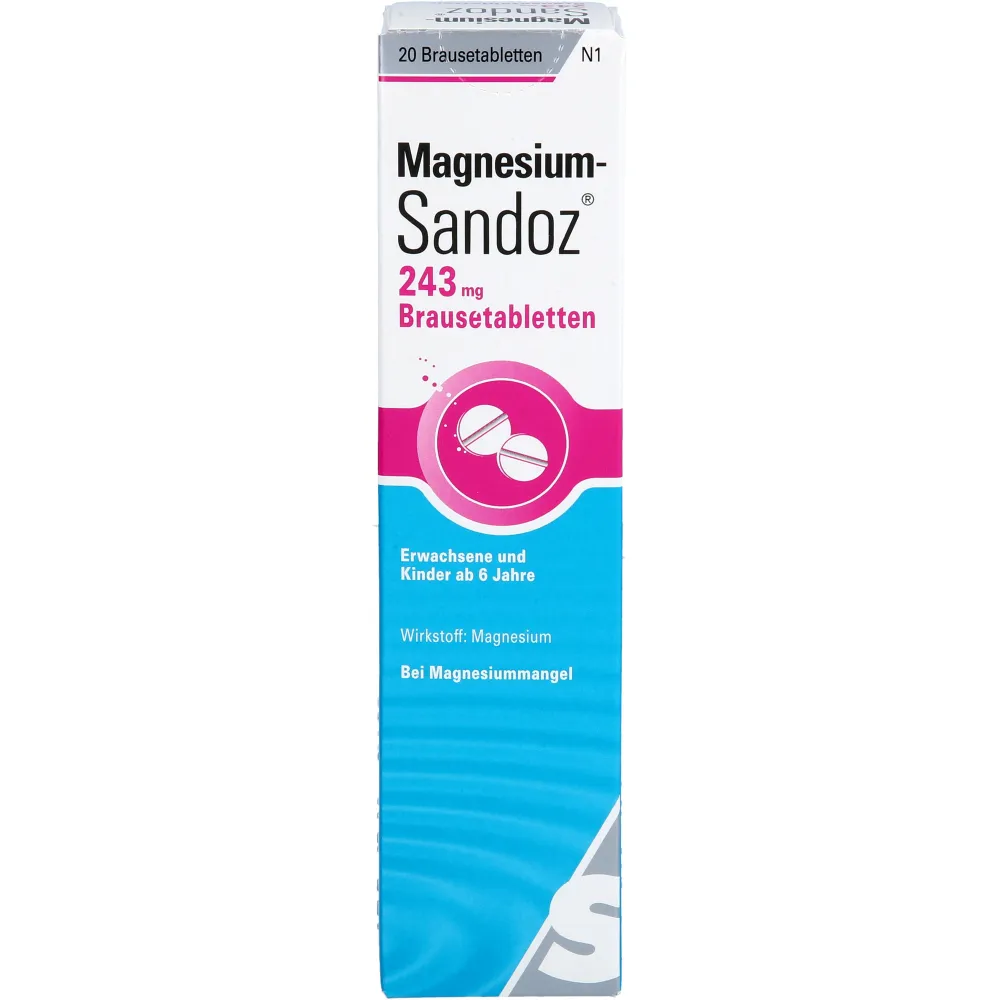 Magnesium Sandoz 243 mg Brausetabletten 20 St