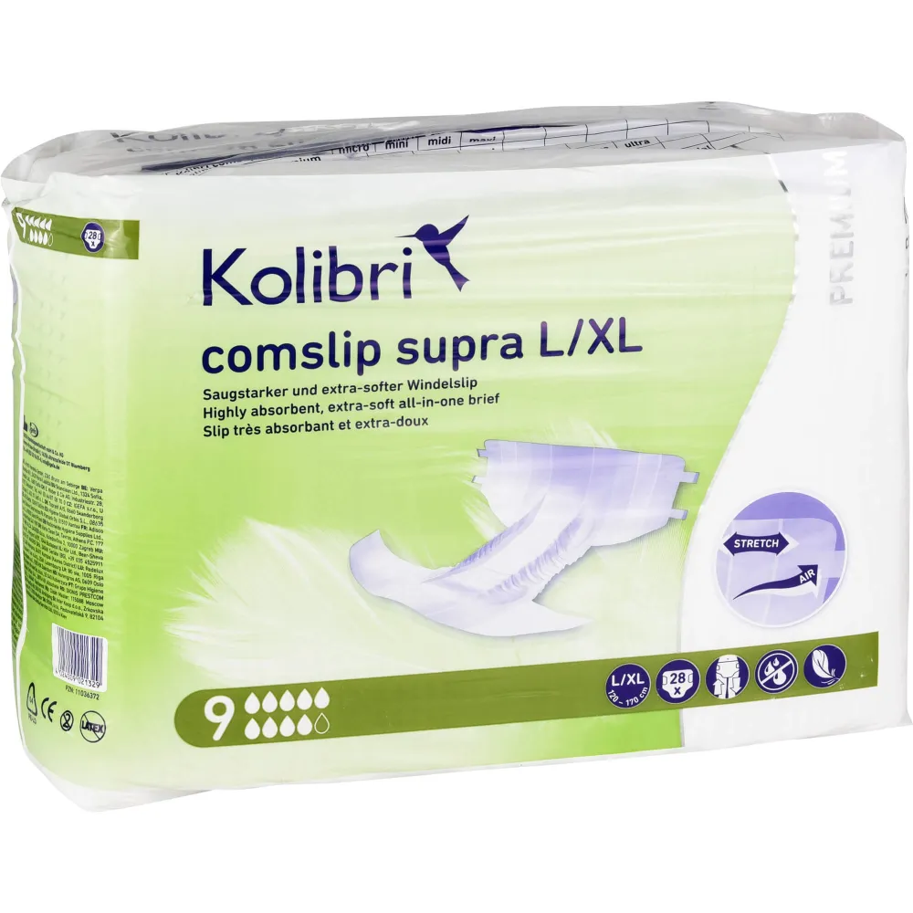 Kolibri comslip premium supra L/Xl 120-170 cm 28 St