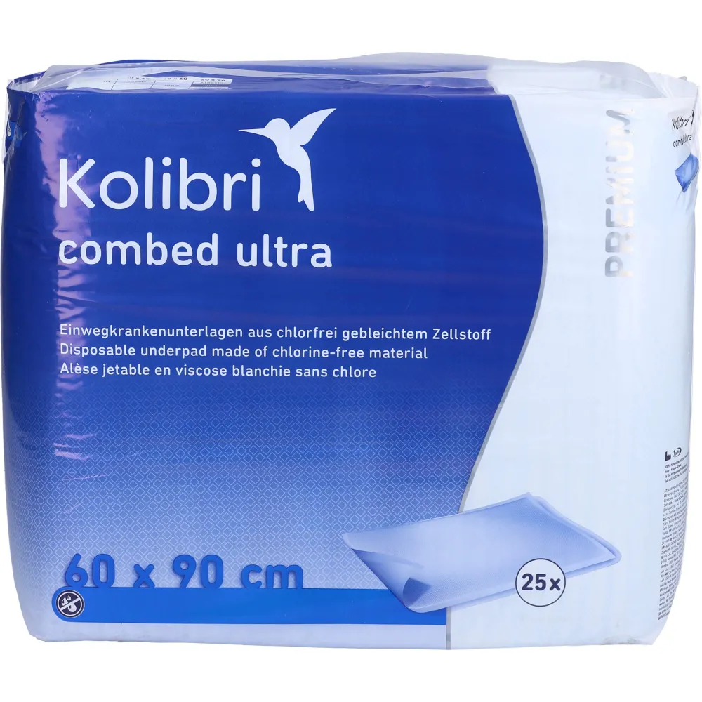 Kolibri combed Krankenunt.premium ultra 60x90 cm 25 St