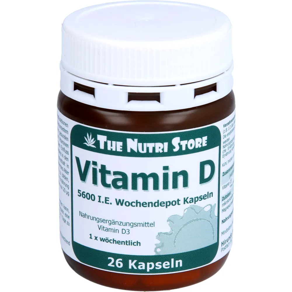 Vitamin D 5600 I.E. Wochendepot Kapseln 26 St