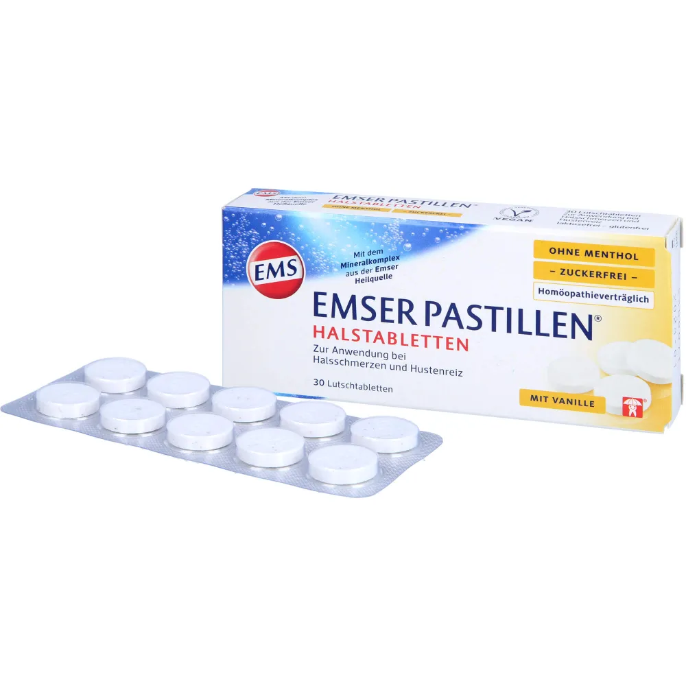 Emser Pastillen ohne Menthol zuckerfrei 30 St