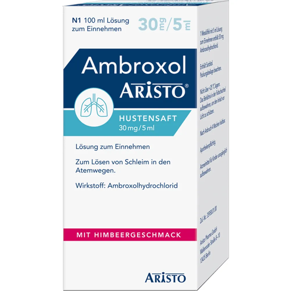 Ambroxol Aristo Hustensaft 30 mg/5 ml Lsg.z.Einn. 100 ml