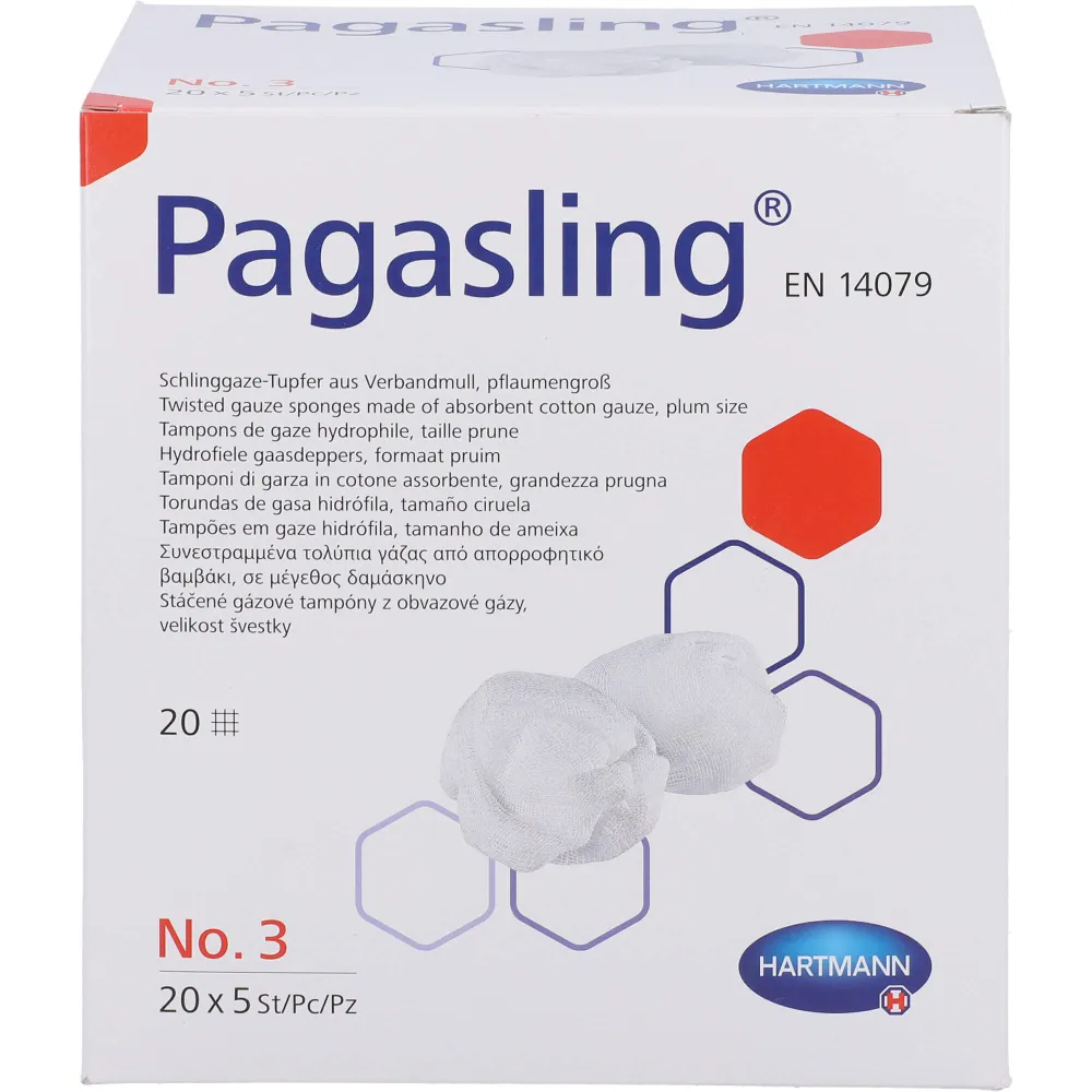 Pagasling Mulltupfer Gr.3 pflaumengroß steril 100 St