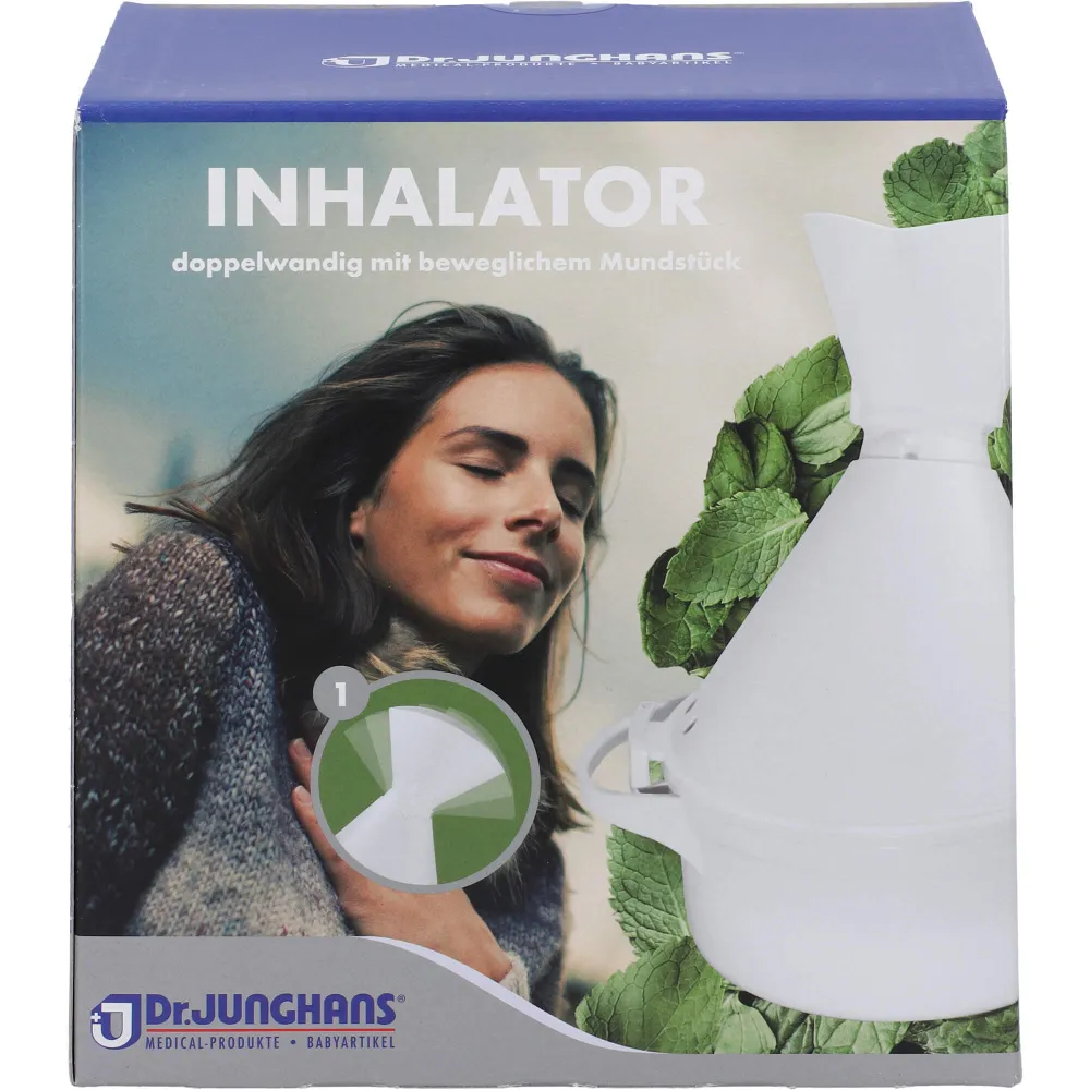Inhalator Kunststoff doppelwandig bewegl.Mundstück 1 St