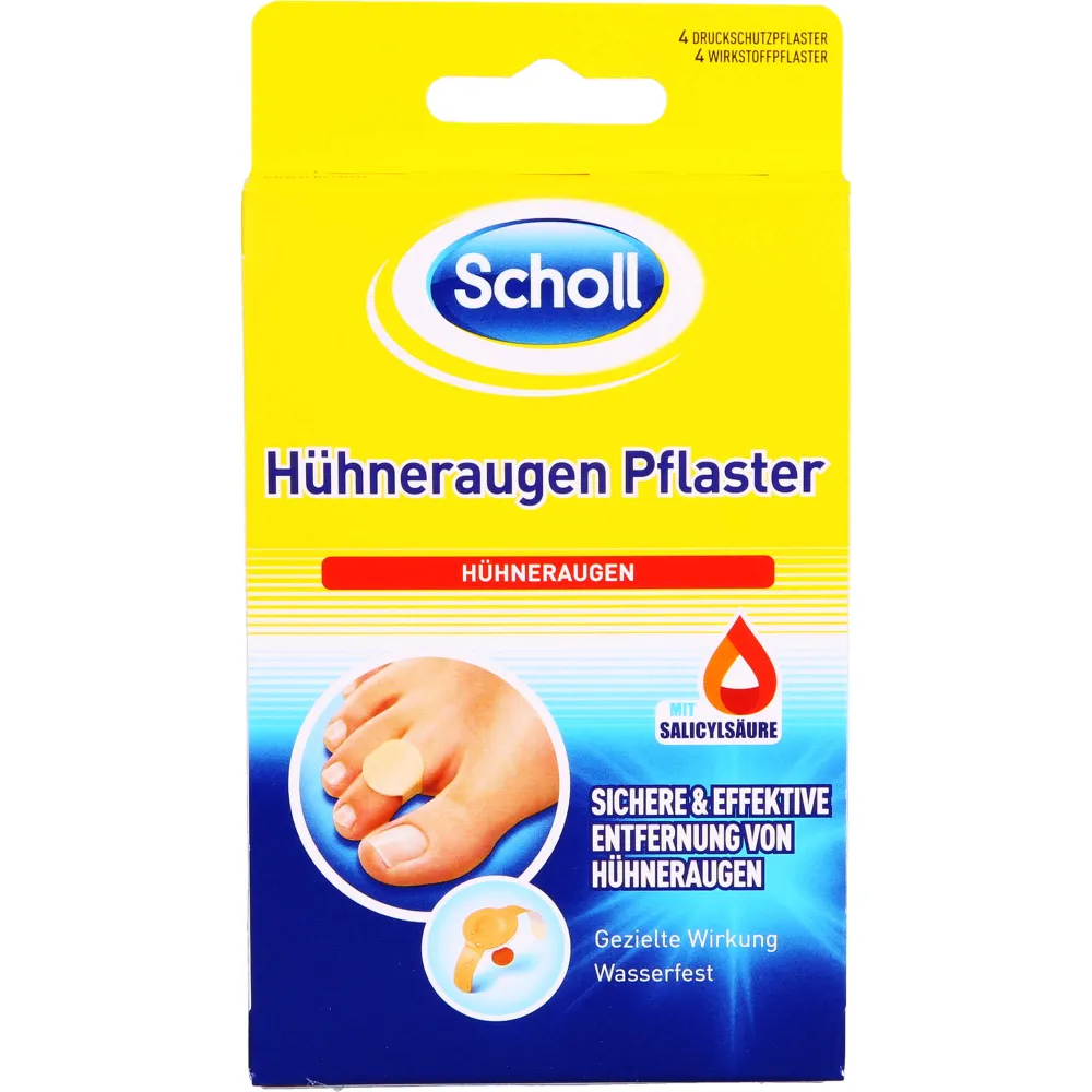 Scholl Hühneraugen Pflaster 4 St