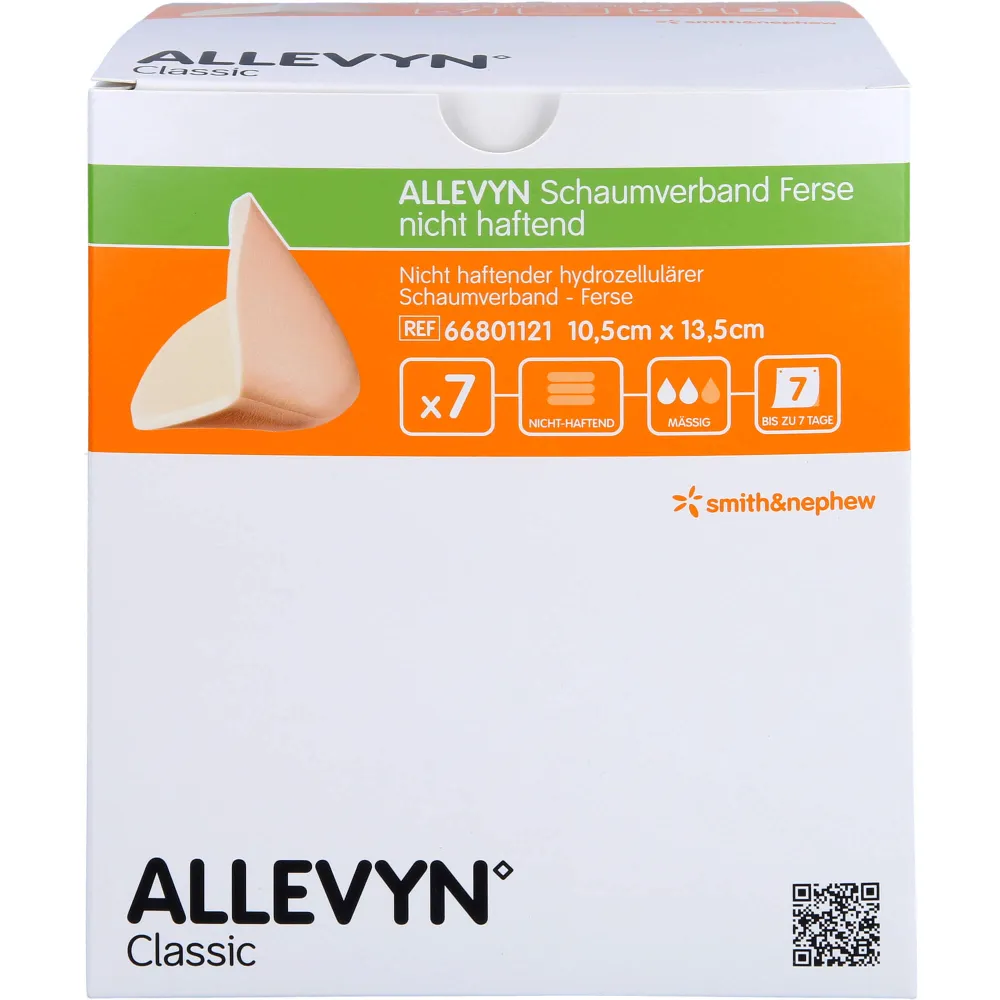 Allevyn Schaumverband Ferse 10,5x13,5cm n.haft. 7 St