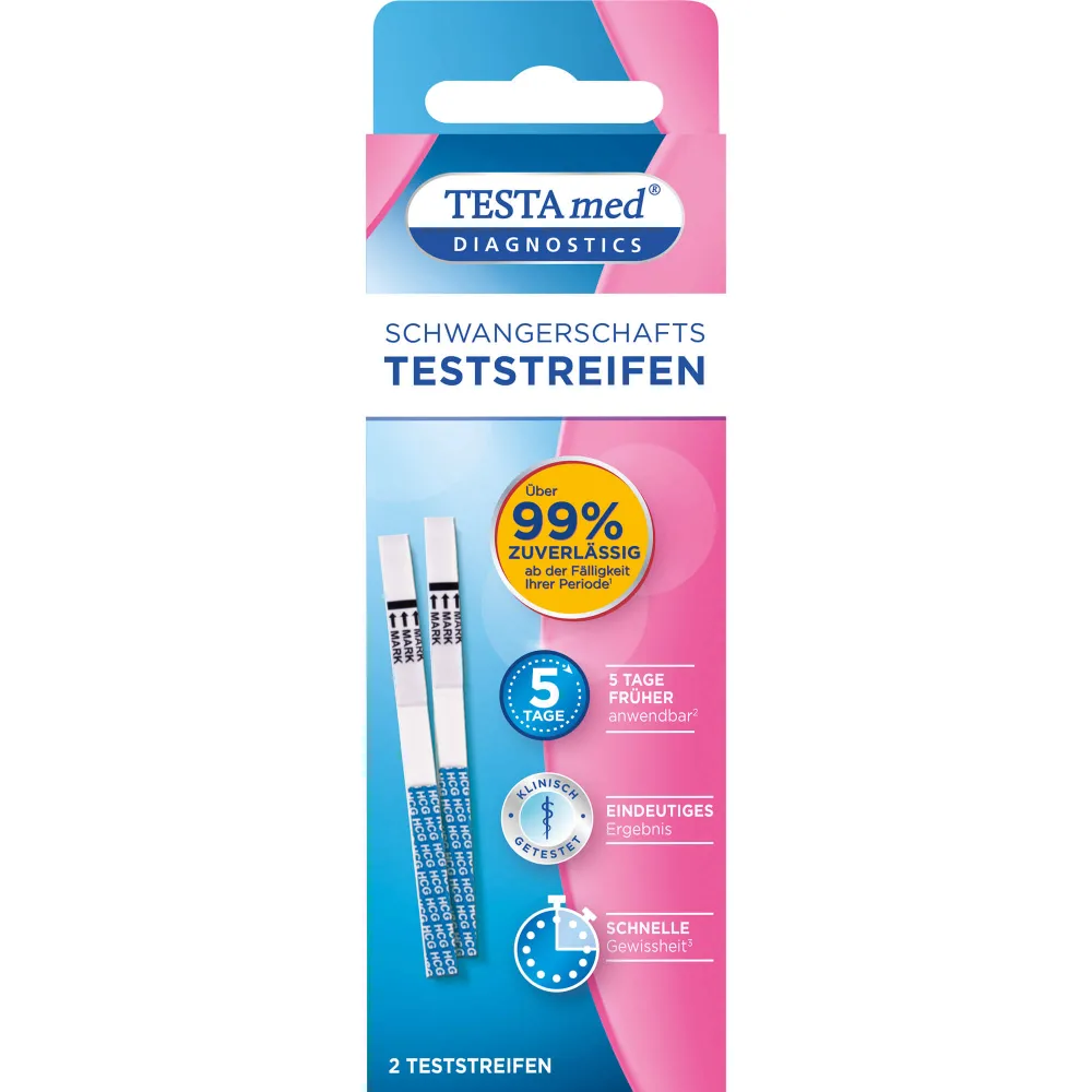 Testamed Schwangerschaftstest 2er 1 P