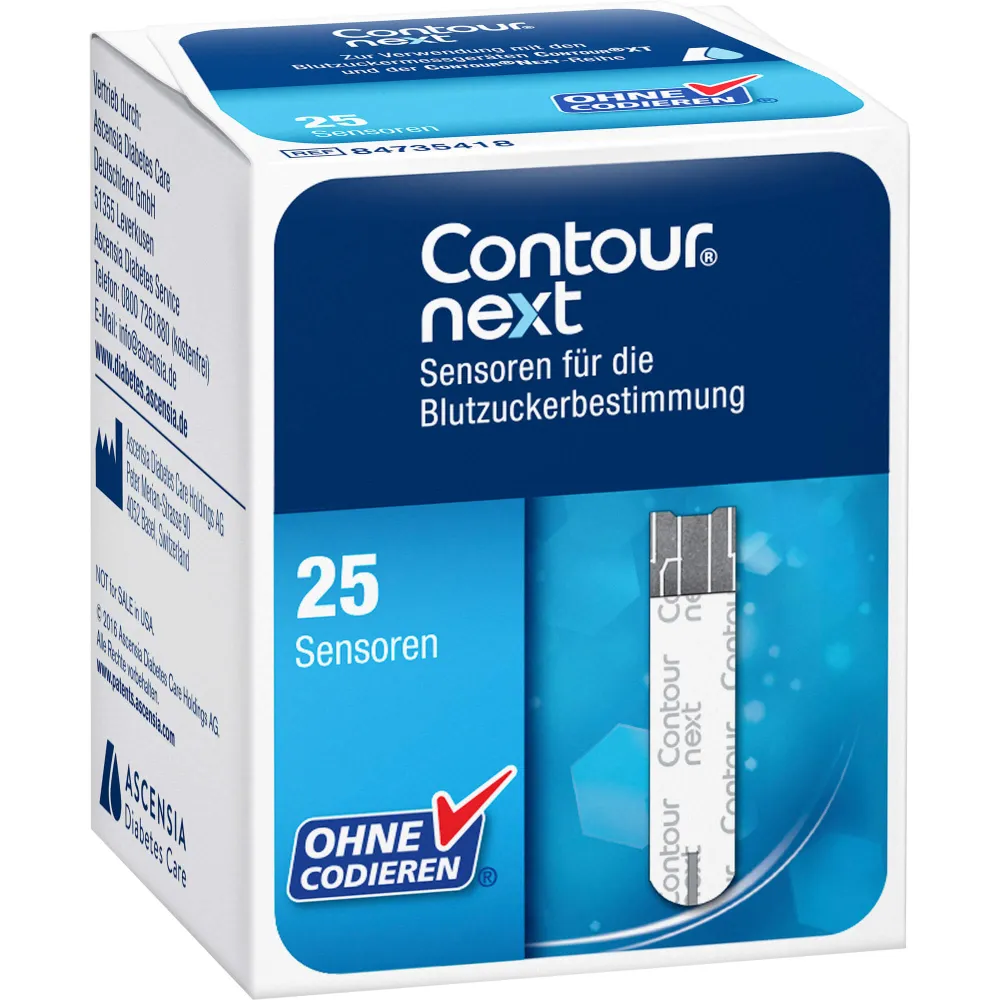 Contour Next Sensoren Teststreifen 25 St