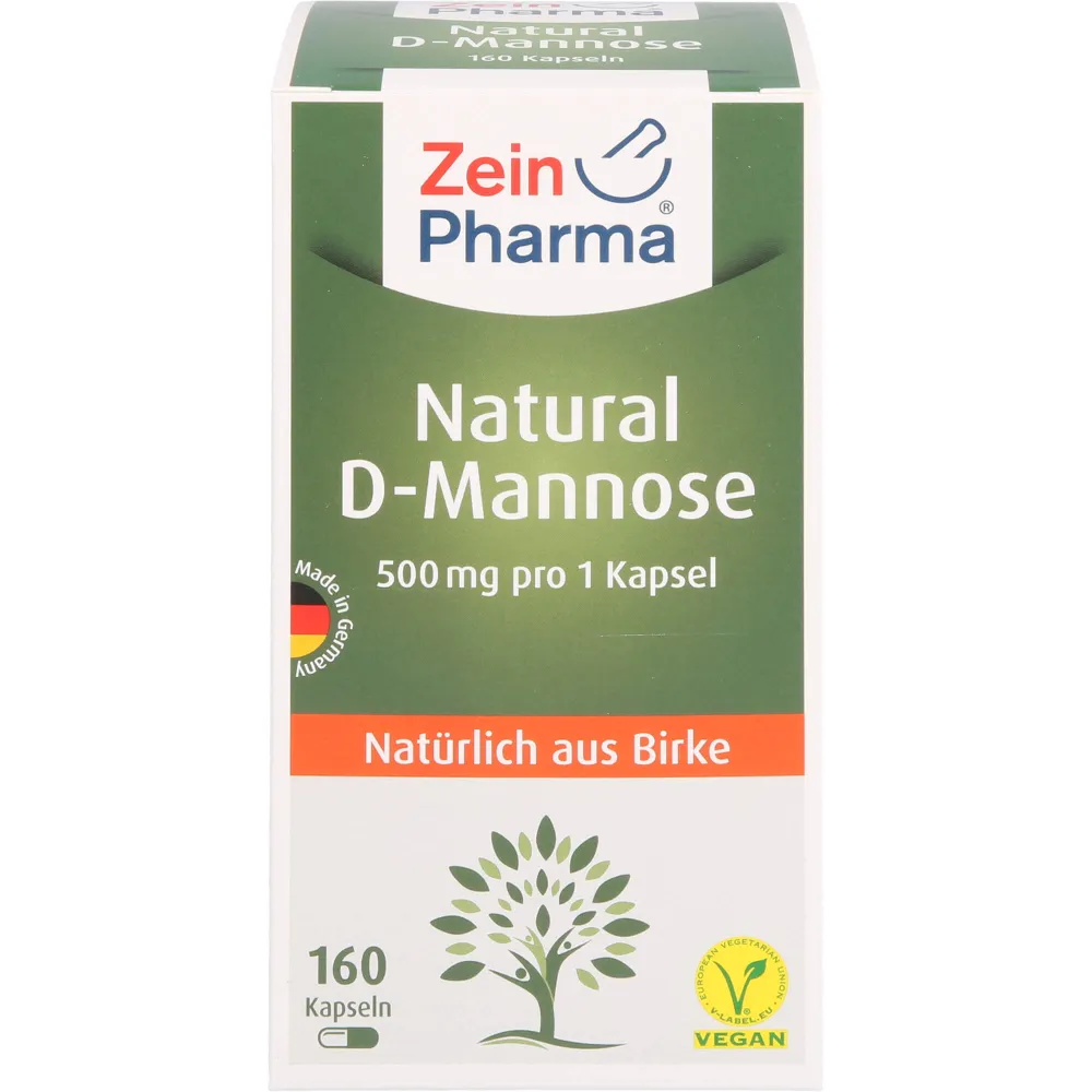 Natural D-Mannose 500 mg Kapseln 160 St