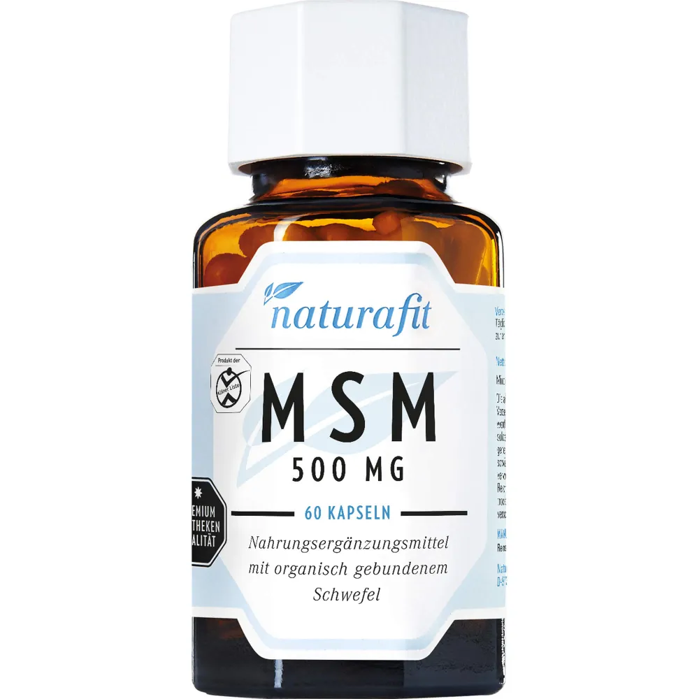 Naturafit Msm 500 mg Kapseln 60 St