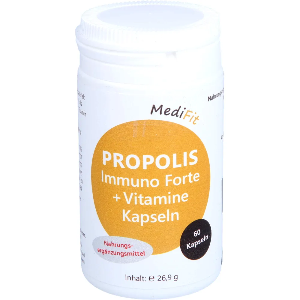 Propolis Immuno Forte+Vitamine Kapseln MediFit 60 St
