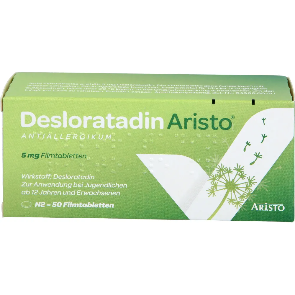 Desloratadin Aristo 5 mg Filmtabletten 50 St