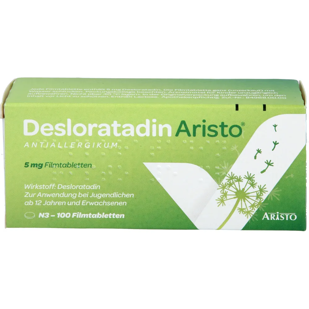 Desloratadin Aristo 5 mg Filmtabletten 100 St