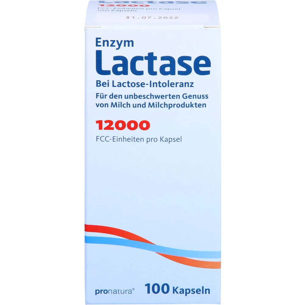 Lactase 12.000 Fcc Kapseln 100 St