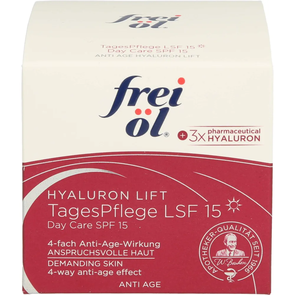Frei Öl Anti-Age Hyaluron Lift TagesPflege Lsf 15 50 ml