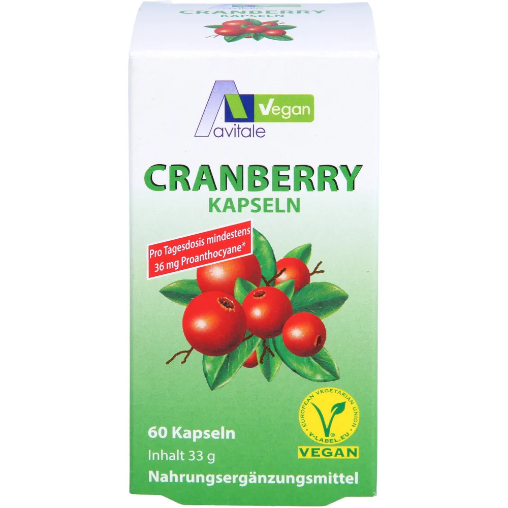 Cranberry Vegan Kapseln 400 mg 60 St