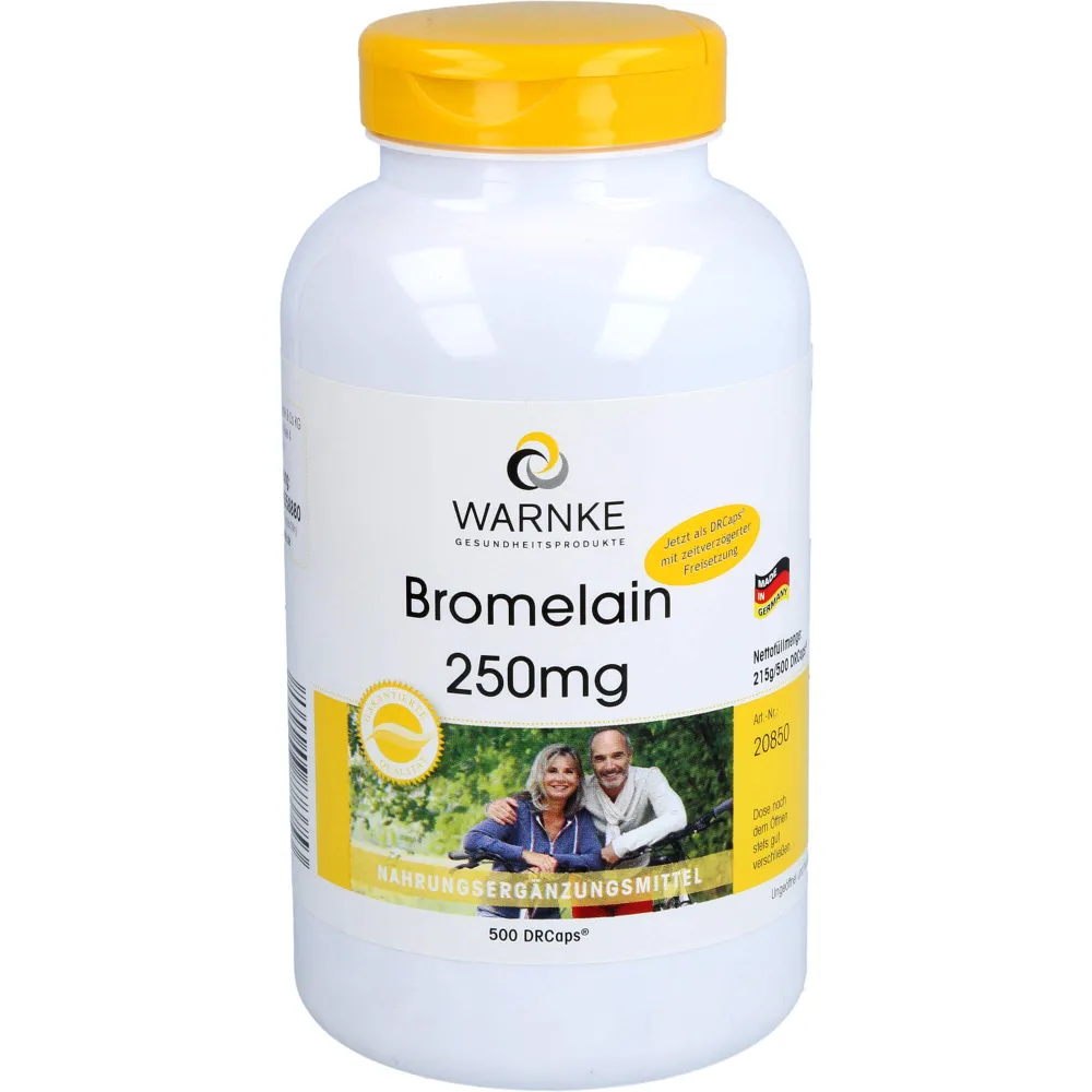 Bromelain 250 mg magensaftresistente Kapseln 500 St