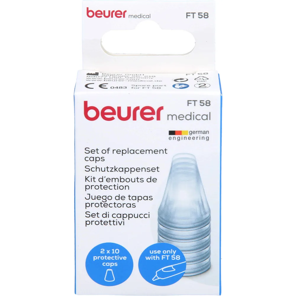 Beurer Ft58 Ersatzschutzkappen f.Ohrthermometer 20 St