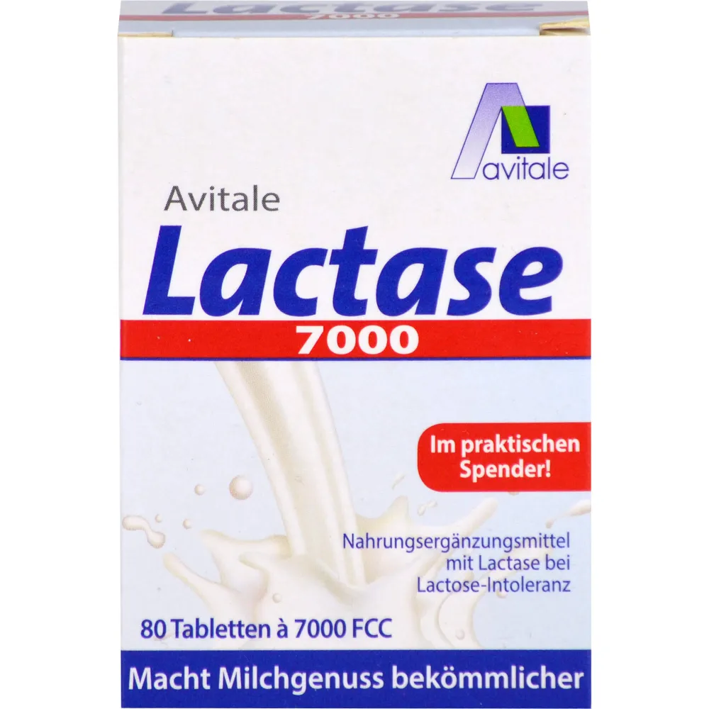 Lactase 7.000 Fcc Tabletten im Spender 80 St