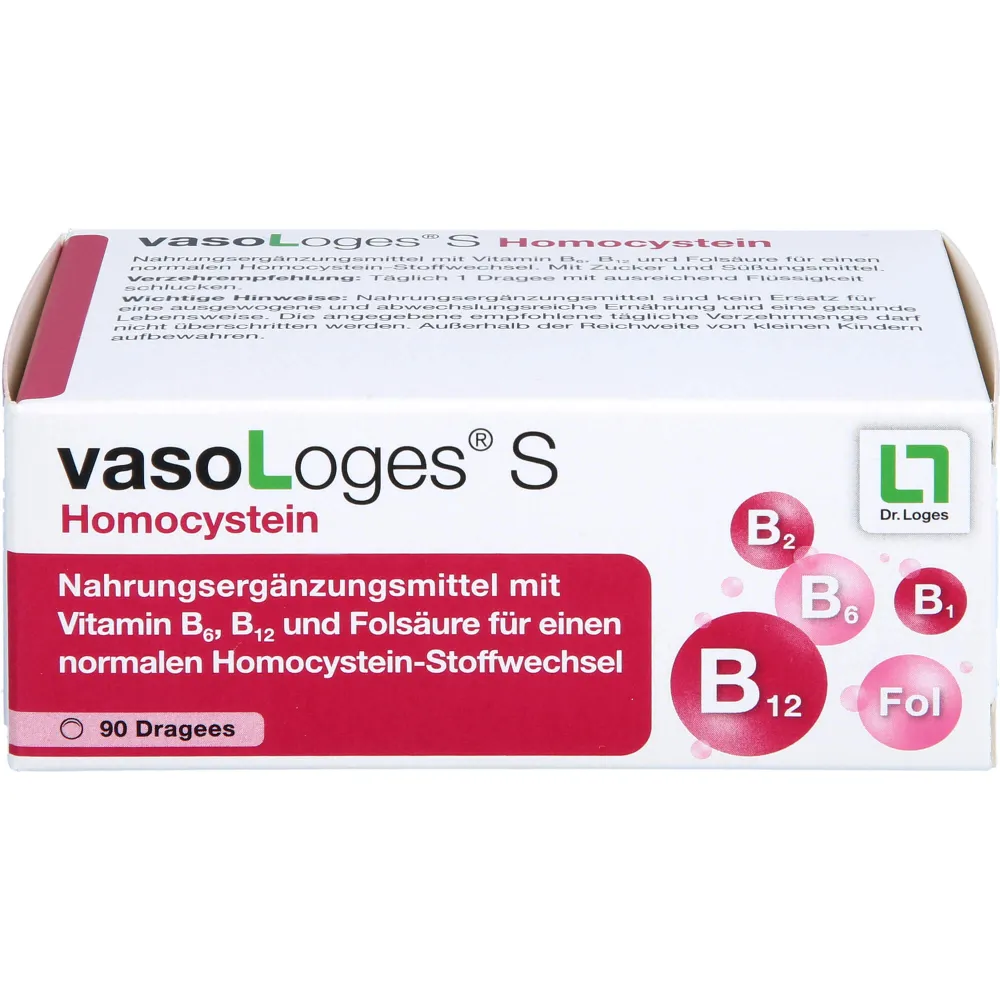Vasologes S Homocystein Dragees 90 St