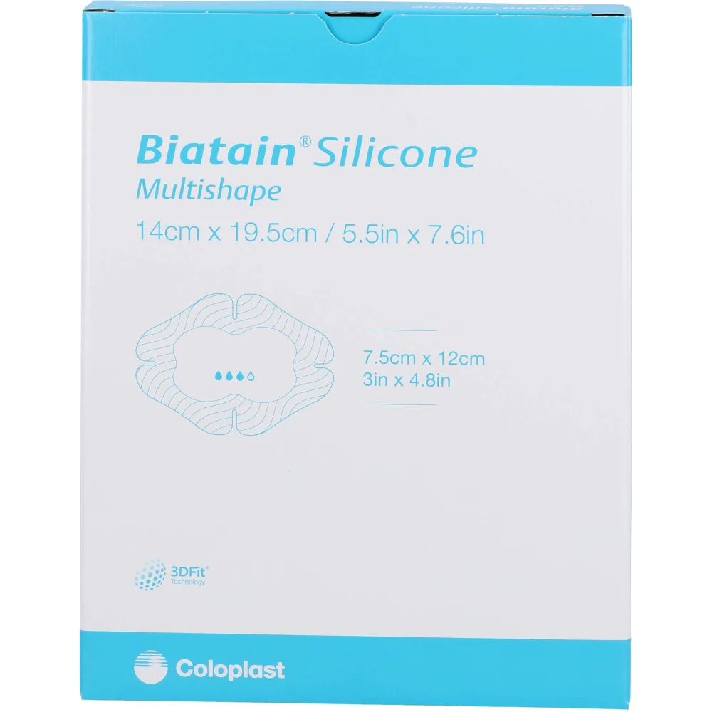 Biatain Silicone Schaumverb.Multishape 14x19,5 cm 5 St