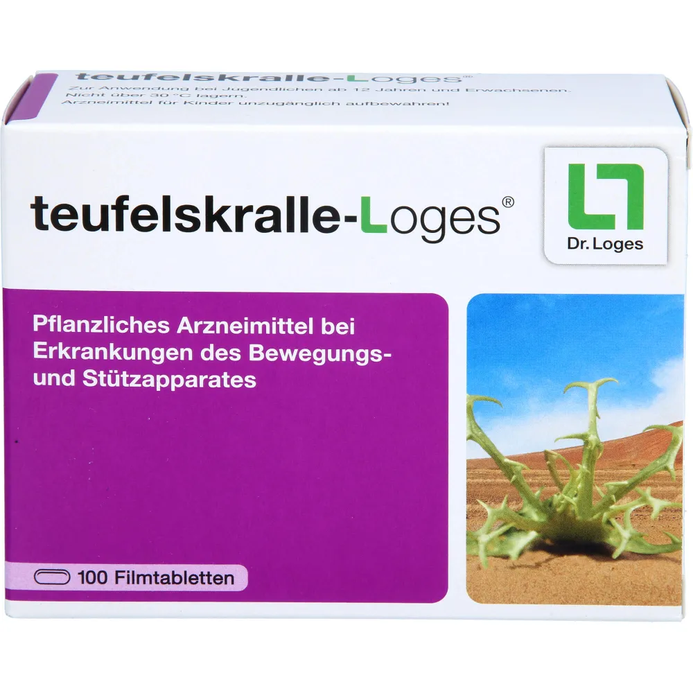 Teufelskralle-Loges Filmtabletten 100 St