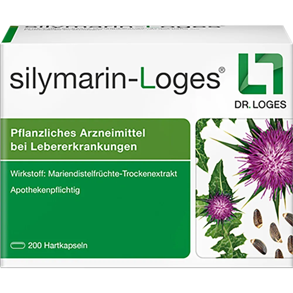 Silymarin-Loges Hartkapseln 200 St