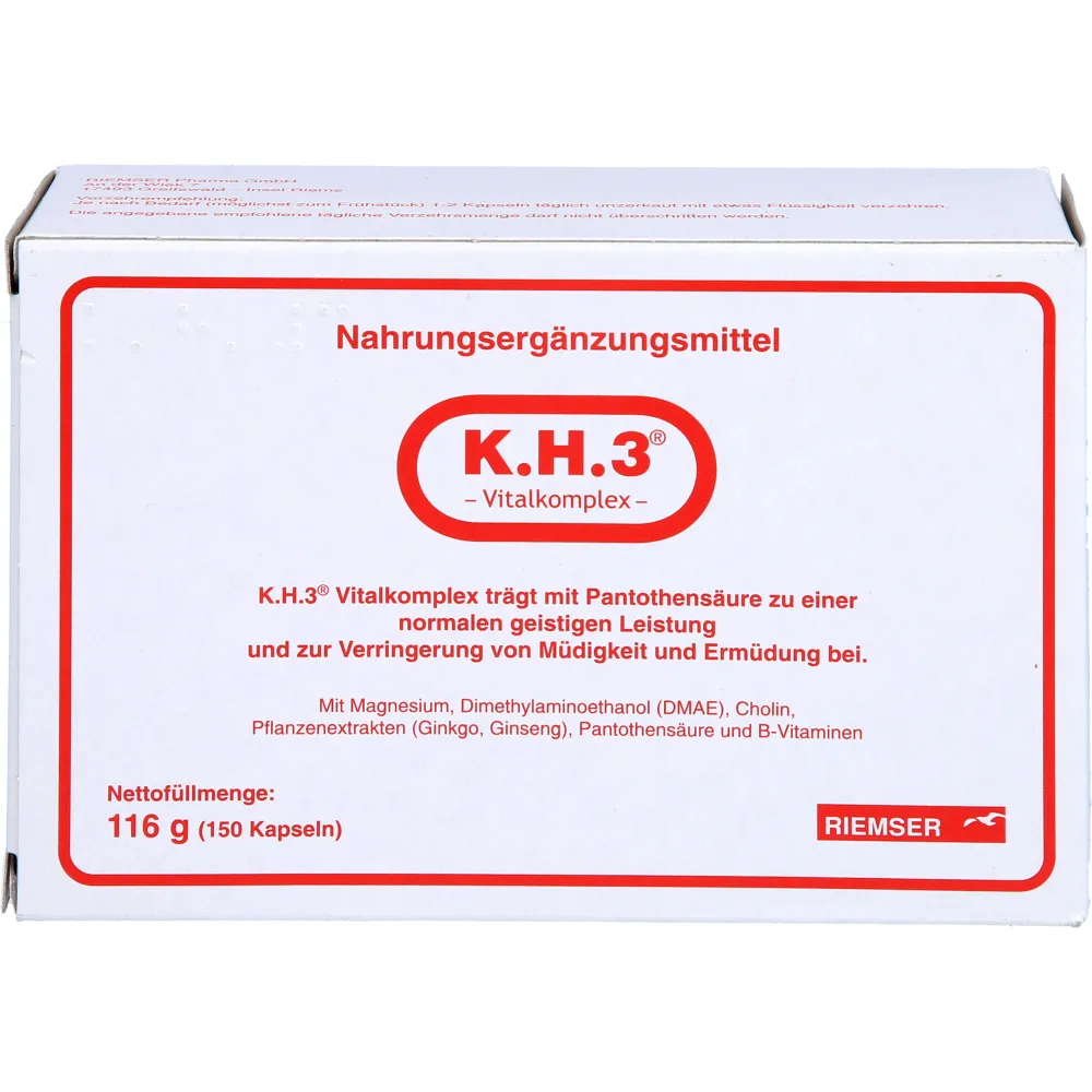 K.H.3 Vitalkomplex Kapseln 150 St