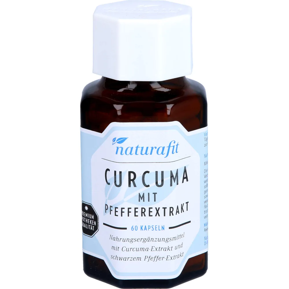 Naturafit Curcuma mit Pfeffer Kapseln 60 St