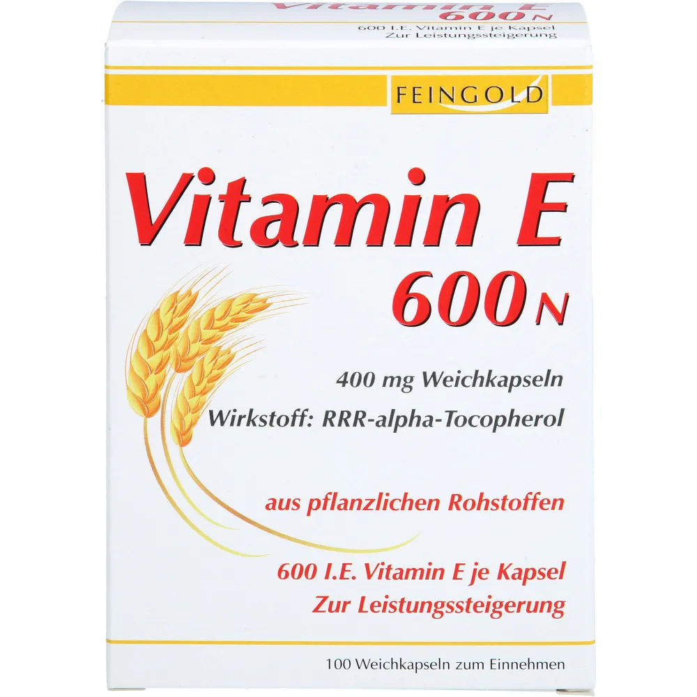 Vitamin E 600 N Weichkapseln 100 St