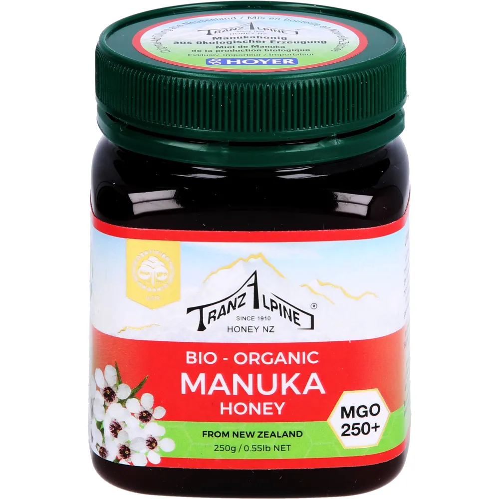 Bio Manuka Honig Mgo 250+ TranzAlpine 250 g