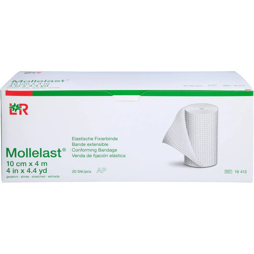 Mollelast Binden 10 cmx4 m weiß 20 St