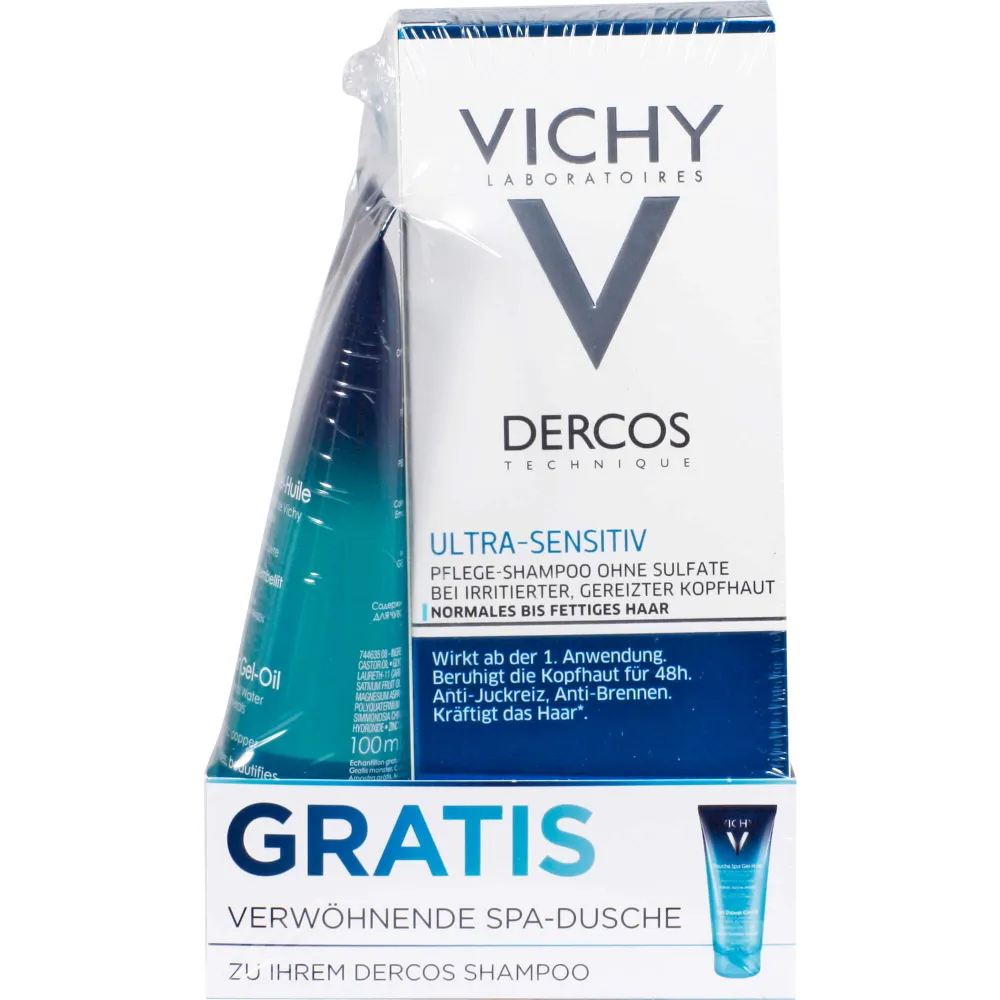 Vichy Dercos ultra-sensitiv Shampoo fett.Kopfhaut 200 ml