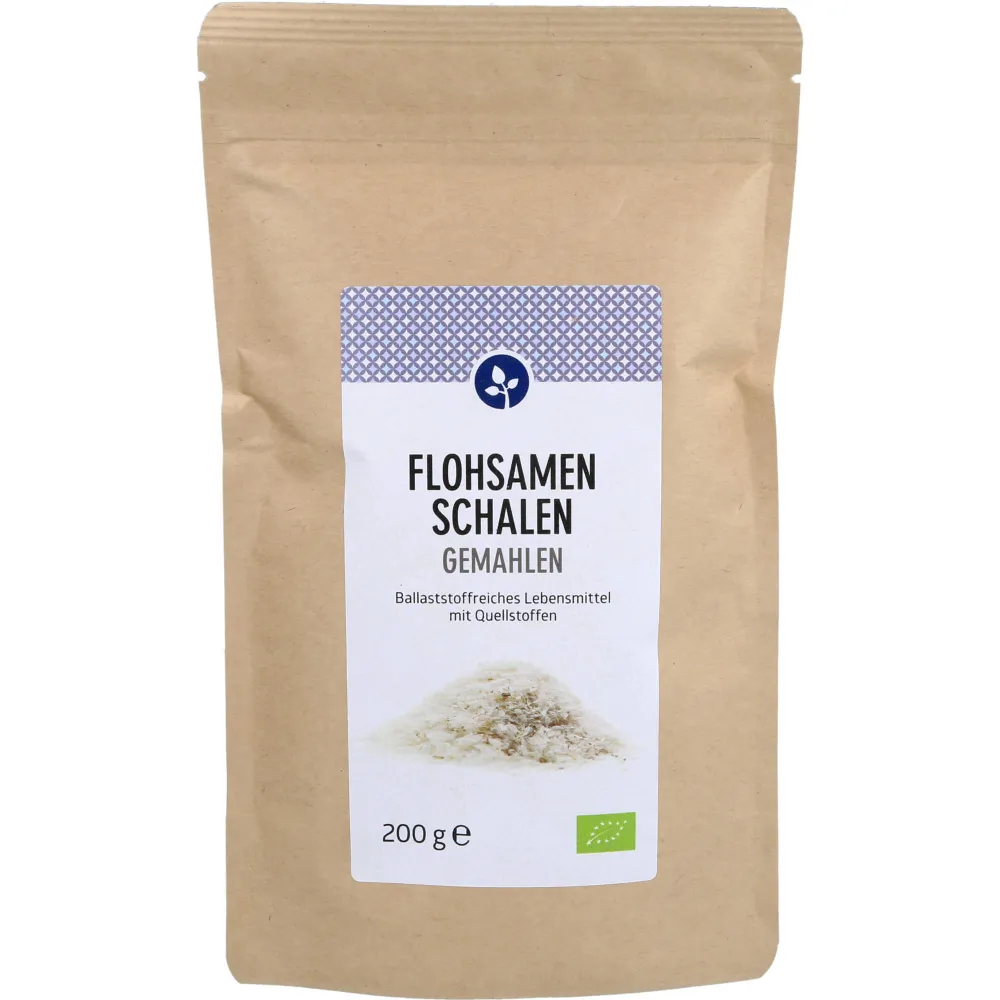Flohsamenschalen gemahlen Bio Pulver 200 g