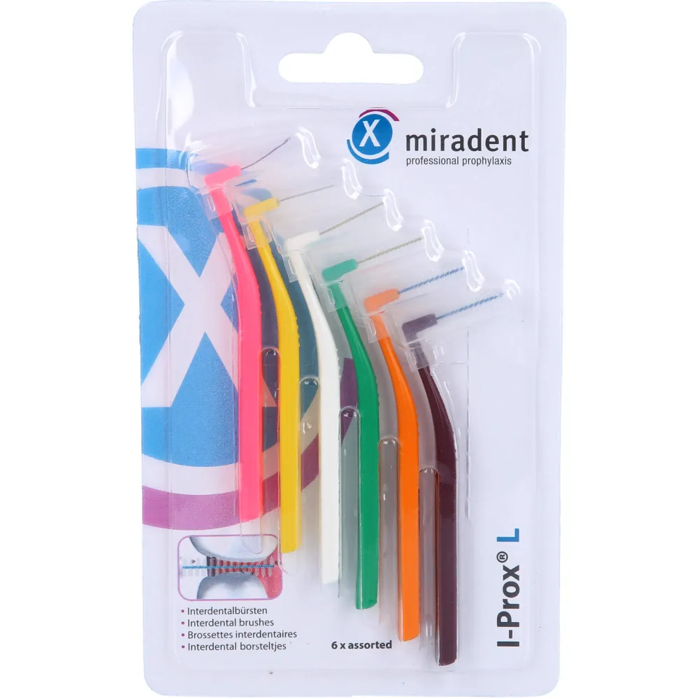 Miradent Interdentalbürste I-Prox L sortiert 6 St