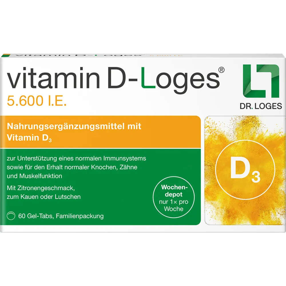 Vitamin D-Loges 5.600 I.E. Wo.Depot Kautabl.Fam.Pa 60 St