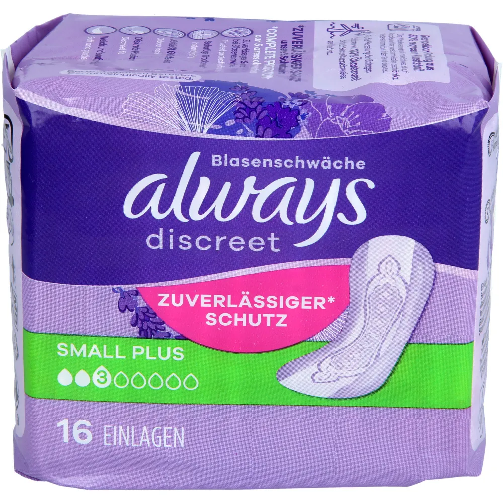Always discreet Inkontinenz Einl.small plus 16 St