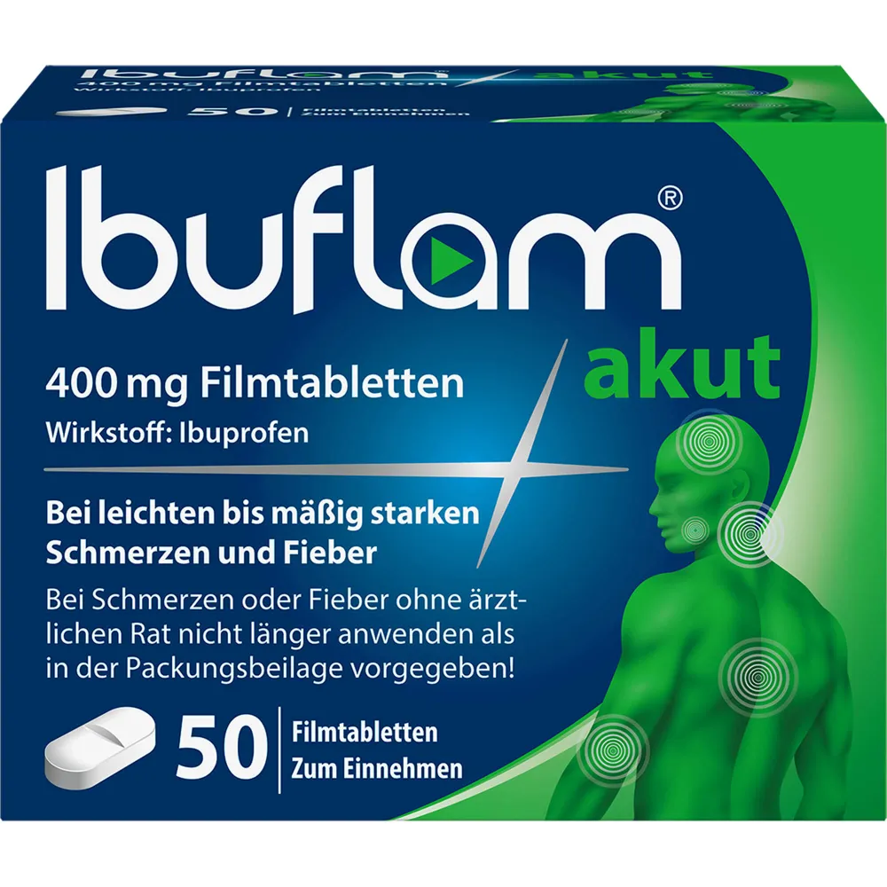 Ibuflam akut 400 mg Filmtabletten 50 St