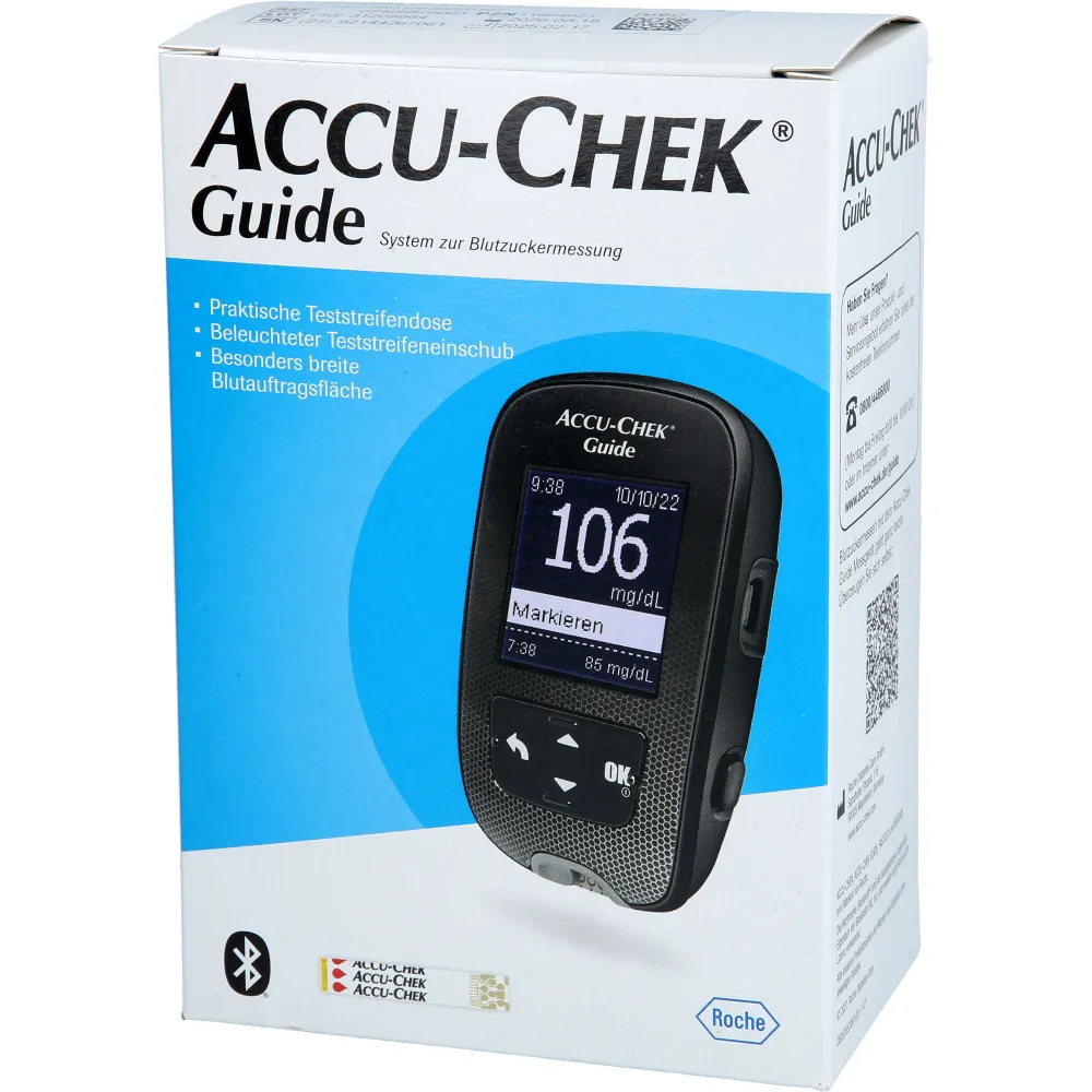 Accu-Chek Guide Blutzuckermessgerät Set mg/dl 1 St