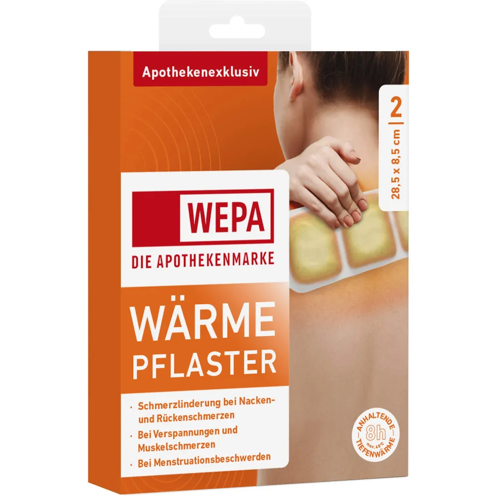 Wärmepflaster Nacken/Rücken 8,5x28,5 cm Wepa 2 St