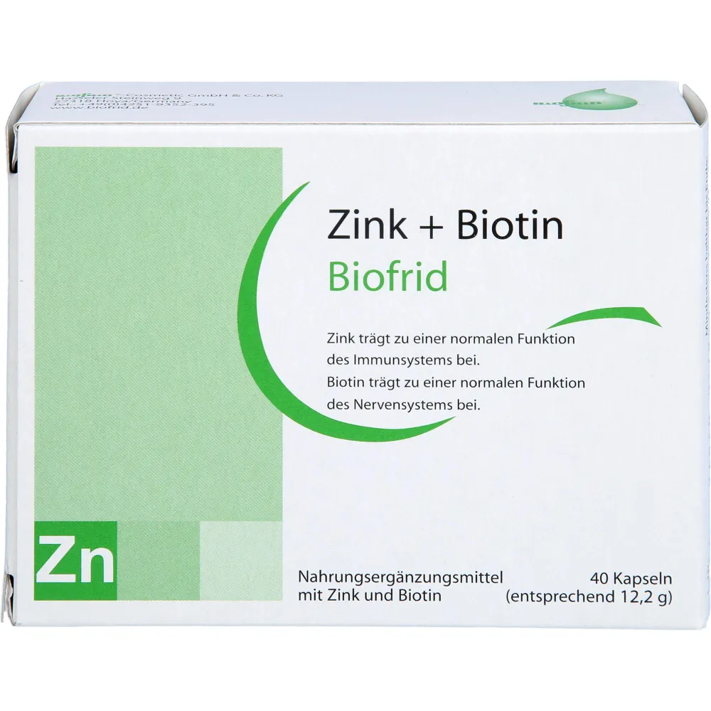 Zink+Biotin Kapseln 40 St
