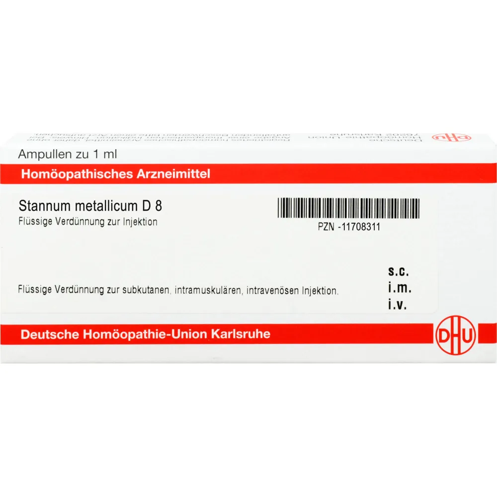 Stannum Metallicum D 8 Ampullen 8 ml
