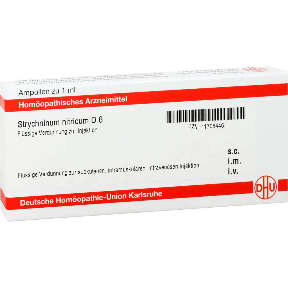 Strychninum Nitricum D 6 Ampullen 8 ml