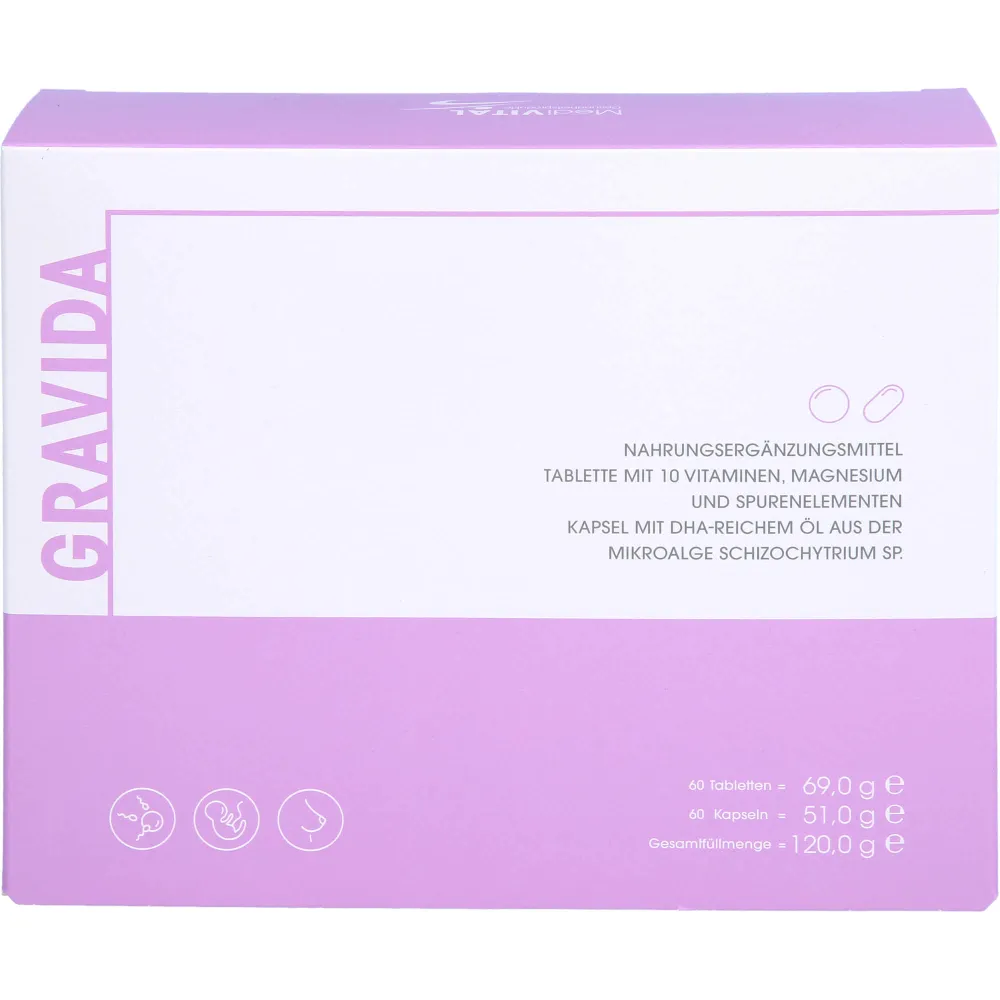 Gravida 60 Tabletten+60 Kapseln 1 P