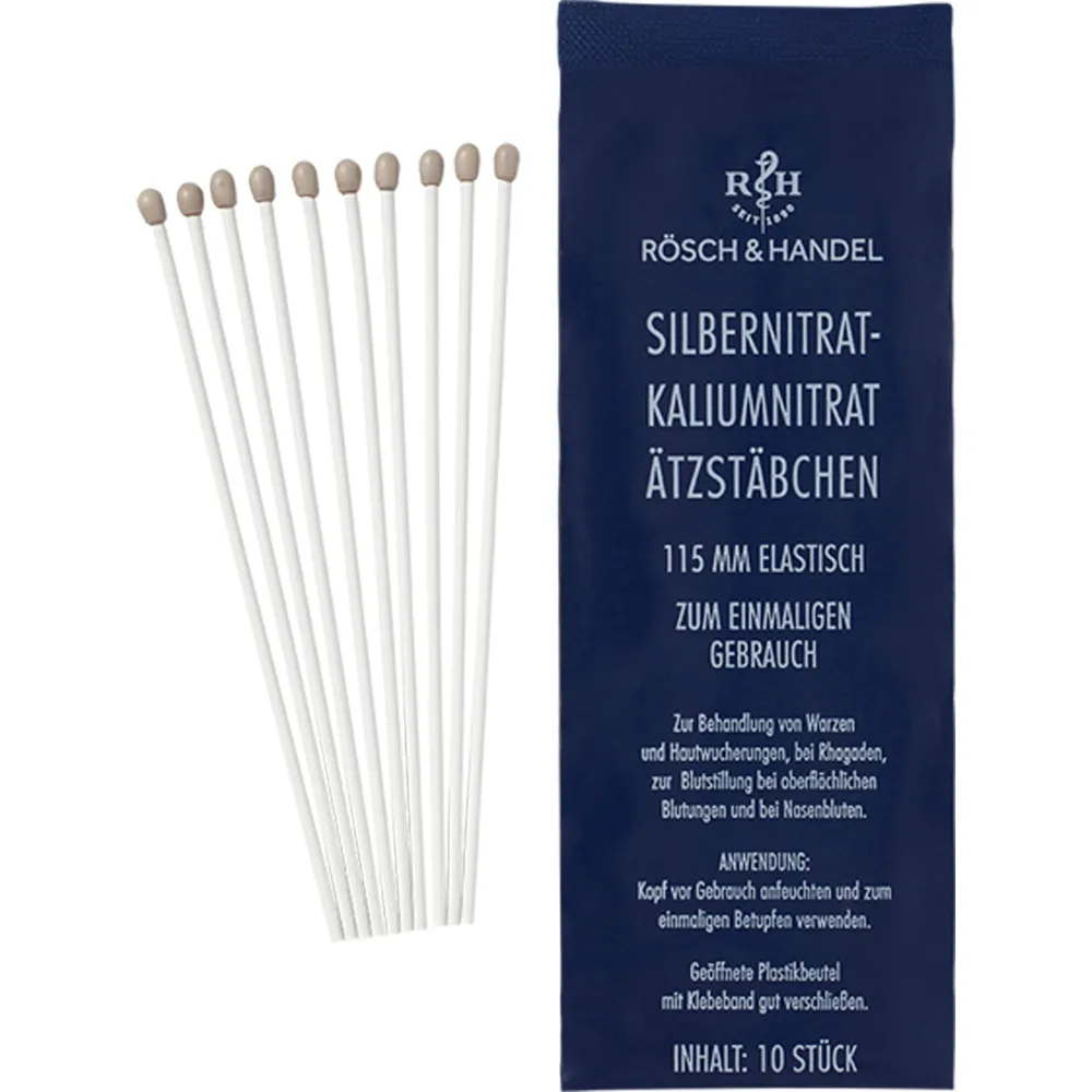 Silbernitrat-Kaliumnitr.Ätzstäb.Ätzstift 115mm el. 10 St