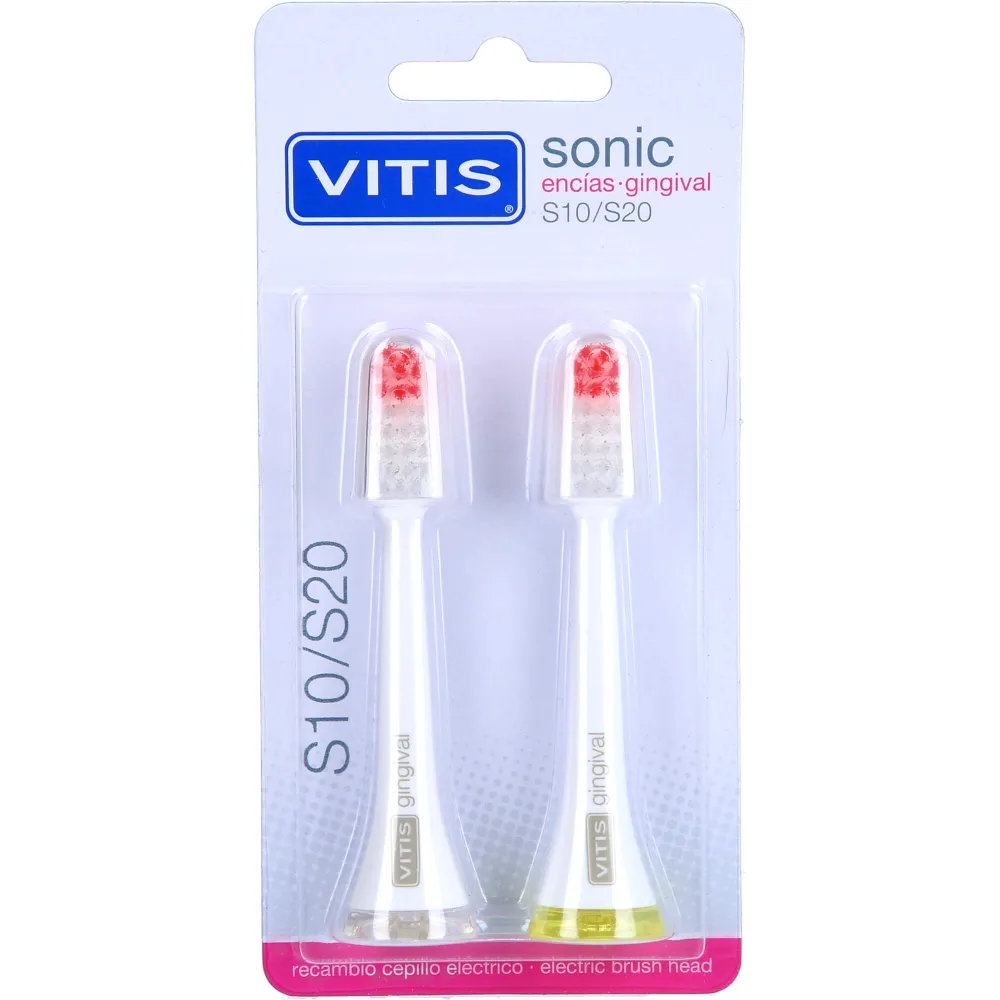 Vitis sonic Ersatzkopfbürsten gingival 2 St