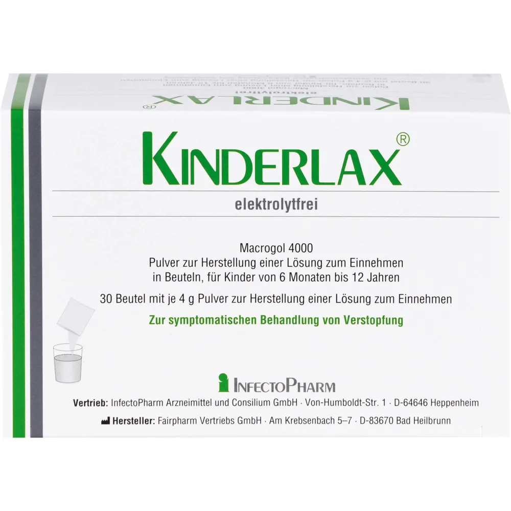 Kinderlax elektrolytfrei Plv.z.Her.e.Lsg.z.Einn. 30 St