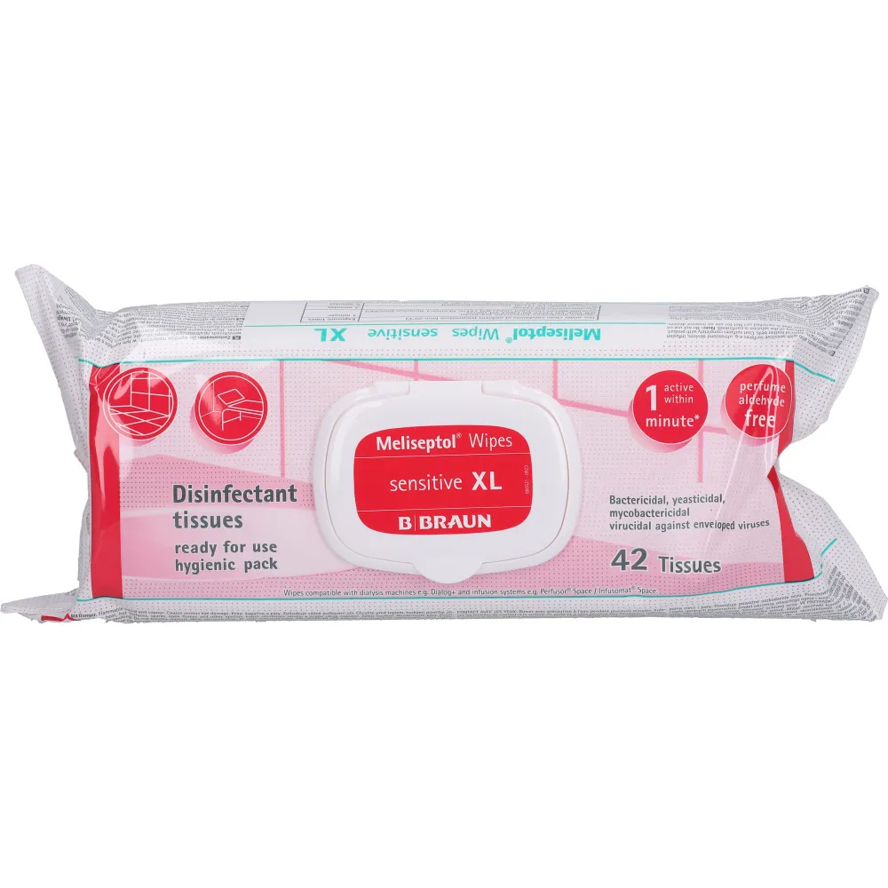 Meliseptol Wipes sensitive Xl 42 St
