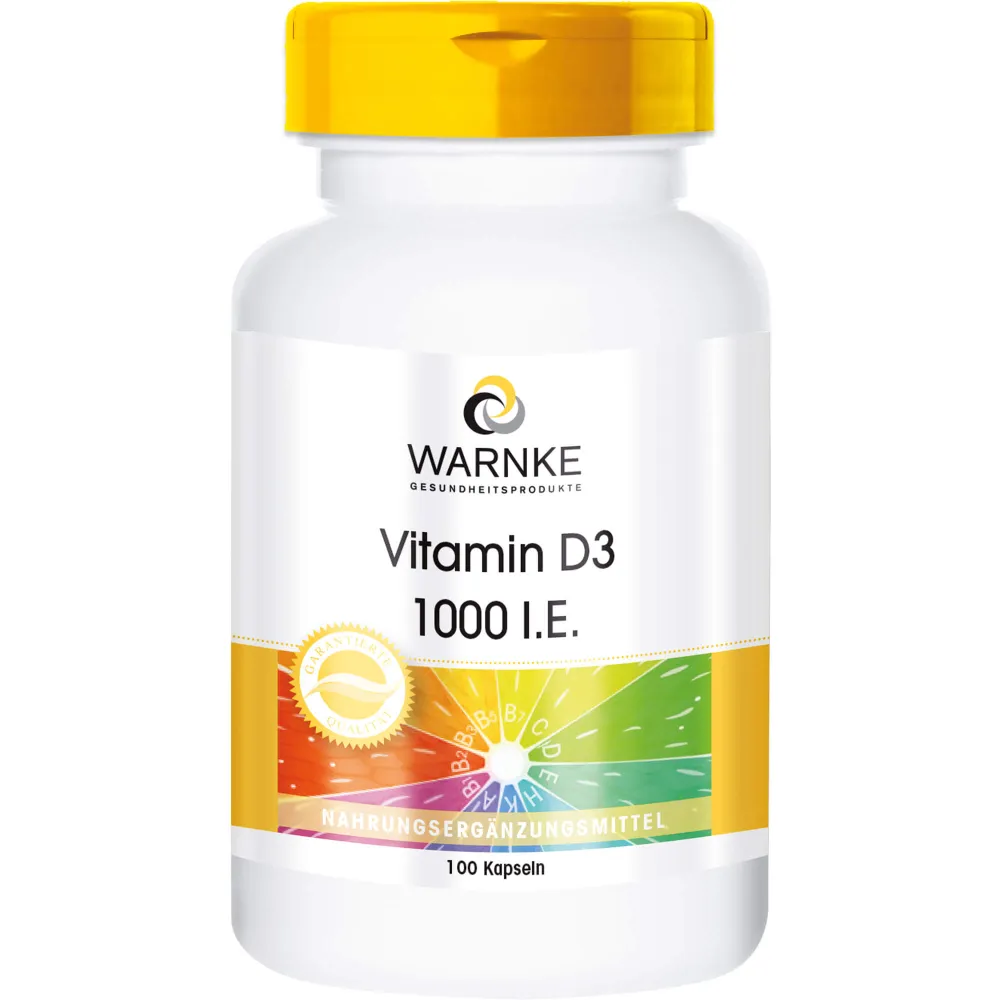 Vitamin D3 1000 I.E. Kapseln 100 St