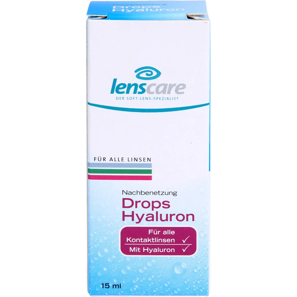 Lenscare Drops Hyaluron Lösung 15 ml